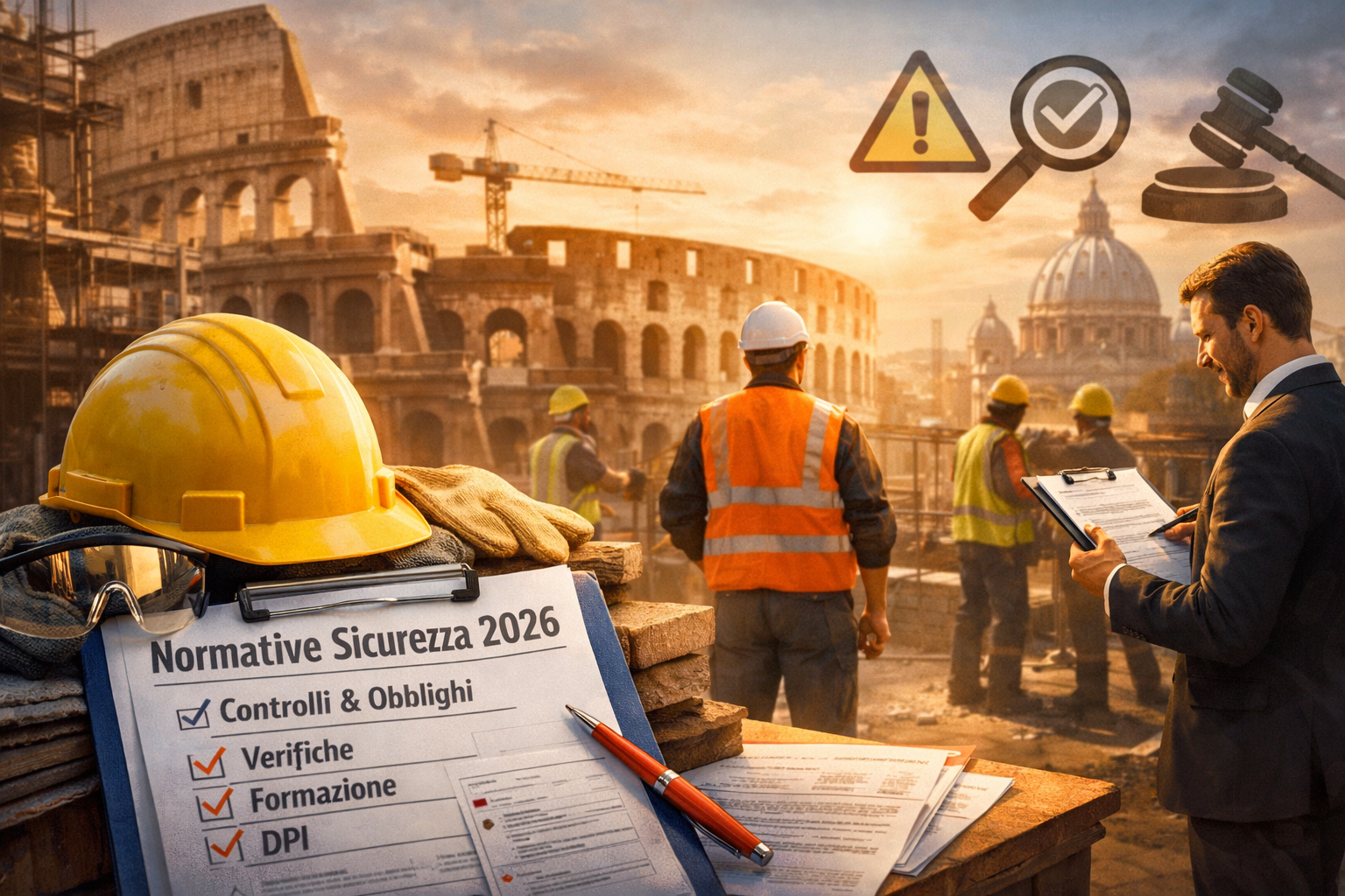 Prevenzione, formazione e controllo: la sicurezza sul lavoro a Roma nel 2026 è una responsabilità concreta, non solo un obbligo normativo